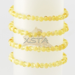 Baltic amber bracelet polished beads